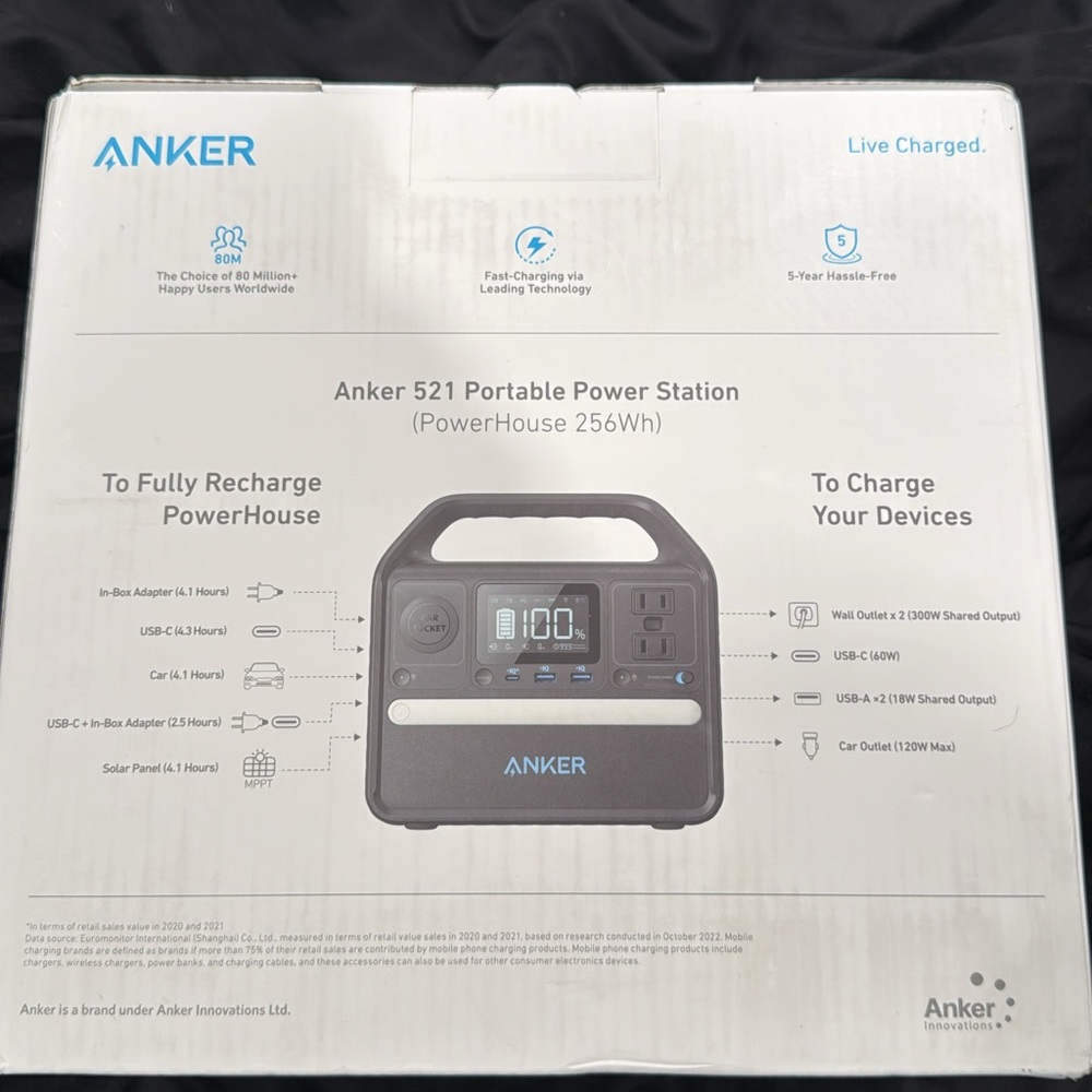 Anker PowerHouse 521 in Black